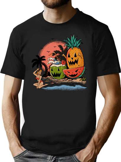 374 Spooky Shakes T-Shirt for Men & Women, T-Shirts Graphic Tee - Black