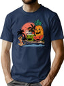 374 Spooky Shakes T-Shirt for Men & Women, T-Shirts Graphic Tee - Navy