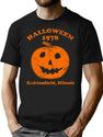 376 Halloween 1978 Holiday Spooky Gift Myers Pumpkin Haddonfield Long Sleeve T-Shirt T-Shirt for Men & Women, T-Shirts Graphic Tee - Black