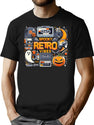 379 Halloween Retro T-Shirt for Men & Women, T-Shirts Graphic Tee - Black