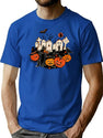 387 Halloween Characters Set. T-Shirt for Men & Women, T-Shirts Graphic Tee - Blue