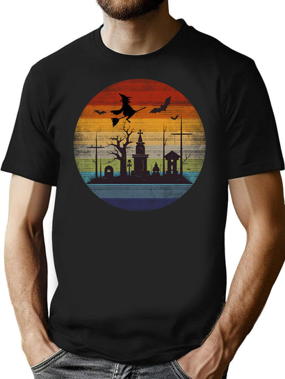 401 Abandoned Cemetery T-Shirt for Men & Women, T-Shirts Graphic Tee - Black