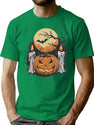 403 Vintage Halloween Retro Spooky Pumpkin All Hallows Eve T-Shirt for Men & Women, T-Shirts Graphic Tee - Green