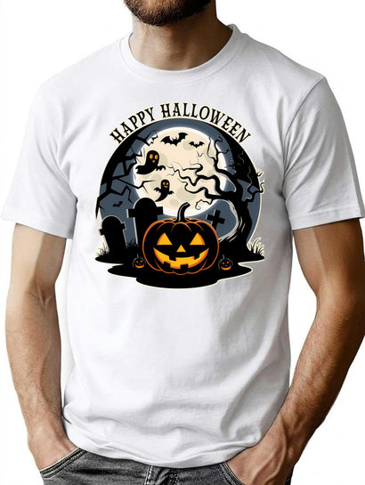 405 Vintage Halloween T-Shirt for Men & Women, T-Shirts Graphic Tee - Black