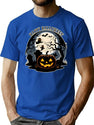 405 Vintage Halloween T-Shirt for Men & Women, T-Shirts Graphic Tee - Blue