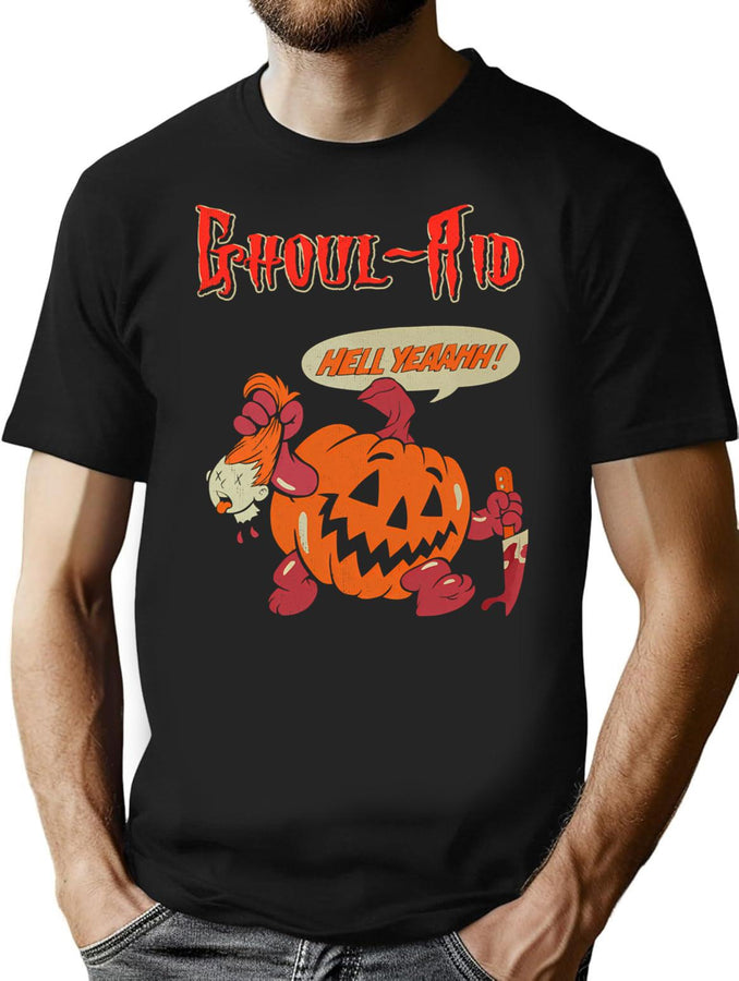 416 Funny Gift Happy Halloween American Biden T-Shirt for Men & Women, T-Shirts Graphic Tee - Black