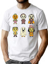 42 Vintage Halloween Pumpkin Witch Ghost Vampire Retro T-Shirt for Men & Women, T-Shirts Graphic Tee - White