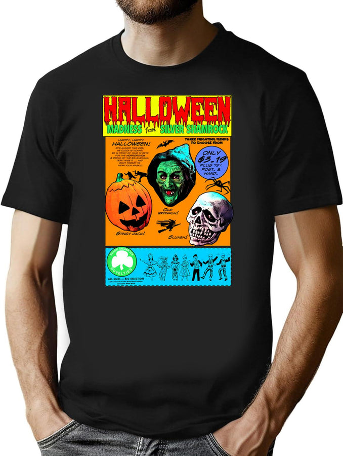 43 Halloween Madness From Silver Shamrock T-Shirt for Men & Women, T-Shirts Graphic Tee - Black