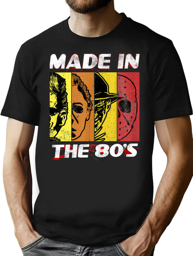 432 Blood Scary Halloween Funny Gift Vintage Retro T-Shirt for Men & Women, T-Shirts Graphic Tee - Black