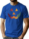 436 Halloween Jackolantern T-Shirt for Men & Women, T-Shirts Graphic Tee - Blue