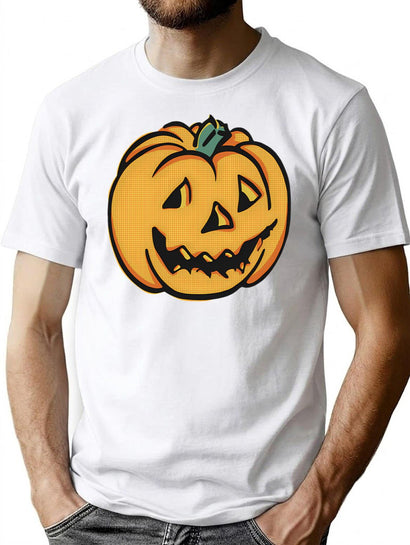 440 Vintage Halloween Pumpkin T-Shirt for Men & Women, T-Shirts Graphic Tee - Black