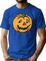 440 Vintage Halloween Pumpkin T-Shirt for Men & Women, T-Shirts Graphic Tee - Blue