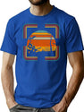 446 Vintage Halloween Magic T-Shirt for Men & Women, T-Shirts Graphic Tee - Blue