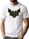 45 Vintage Halloween Bat T-Shirt for Men & Women, T-Shirts Graphic Tee - White