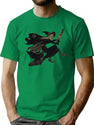 452 Witch On A Broom T-Shirt for Men & Women, T-Shirts Graphic Tee - Green