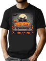 453 Halloween Classic Car T-Shirt for Men & Women, T-Shirts Graphic Tee - Black