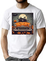 453 Halloween Classic Car T-Shirt for Men & Women, T-Shirts Graphic Tee - White