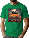 453 Halloween Classic Car T-Shirt for Men & Women, T-Shirts Graphic Tee - Green