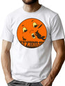 46 Vintage Halloween Moon And Witch T-Shirt for Men & Women, T-Shirts Graphic Tee - White