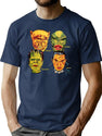 461 Old School Monsters T-Shirt for Men & Women, T-Shirts Graphic Tee - Navy