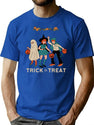 462 Halloween Trick Or Treat T-Shirt for Men & Women, T-Shirts Graphic Tee - Blue