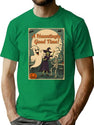 464 Retro Halloween Dance Party Design T-Shirt for Men & Women, T-Shirts Graphic Tee - Green