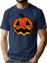 470 Jack-O-Pumpkin T-Shirt for Men & Women, T-Shirts Graphic Tee - Navy