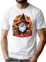 473 Halloween Gnome T-Shirt for Men & Women, T-Shirts Graphic Tee - White