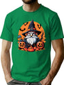 473 Halloween Gnome T-Shirt for Men & Women, T-Shirts Graphic Tee - Green