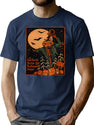475 Halloween Pumpkin The Darkest Brew For Hallowed Days T-Shirt for Men & Women, T-Shirts Graphic Tee - Navy