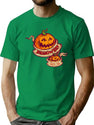 479 Halloween Pumpkins T-Shirt for Men & Women, T-Shirts Graphic Tee - Green