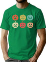 48 Vintage Pumpkin T-Shirt Funny Halloween Retro Gift Shirt T-Shirt for Men & Women, T-Shirts Graphic Tee - Green