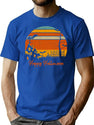 481 Happy Halloween T-Shirt for Men & Women, T-Shirts Graphic Tee - Blue