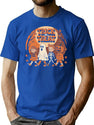 483 Trick Or Treat Parade T-Shirt for Men & Women, T-Shirts Graphic Tee - Blue