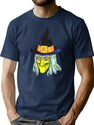 489 The Old Witch T-Shirt for Men & Women, T-Shirts Graphic Tee - Navy