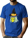 489 The Old Witch T-Shirt for Men & Women, T-Shirts Graphic Tee - Blue