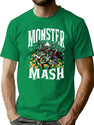 490 Monster Mash Retro Halloween For Men For Women Funny Monster Spooky T-Shirt for Men & Women, T-Shirts Graphic Tee - Green