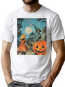 494 Vintage Halloween Witch Tale T-Shirt for Men & Women, T-Shirts Graphic Tee - White
