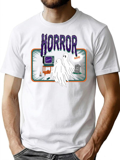 496 Horror T-Shirt for Men & Women, T-Shirts Graphic Tee - Black