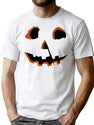 499 Evil Pumpkin T-Shirt for Men & Women, T-Shirts Graphic Tee - White