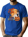 500 Season Of The Witch - Vintage Halloween Pin-Up Design T-Shirt for Men & Women, T-Shirts Graphic Tee - Blue