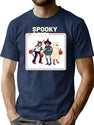 501 Spooky Soul Sticker T-Shirt for Men & Women, T-Shirts Graphic Tee - Navy