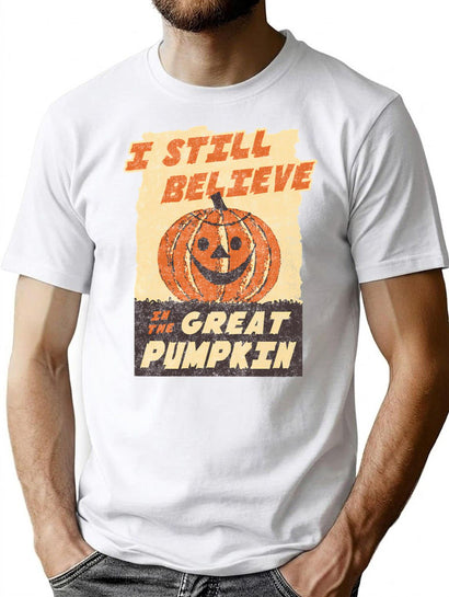 504 The Great Pumpkin T-Shirt for Men & Women, T-Shirts Graphic Tee - Black