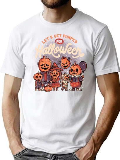 512 Pumped For Halloween - Cute Pumpkin Gift T-Shirt for Men & Women, T-Shirts Graphic Tee - Black