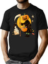 518 Halloween Pumpkin T-Shirt for Men & Women, T-Shirts Graphic Tee - Black