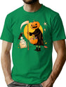518 Halloween Pumpkin T-Shirt for Men & Women, T-Shirts Graphic Tee - Green