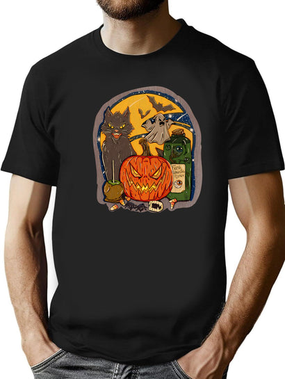 522 A Night For Trick Or Treat T-Shirt for Men & Women, T-Shirts Graphic Tee - Black