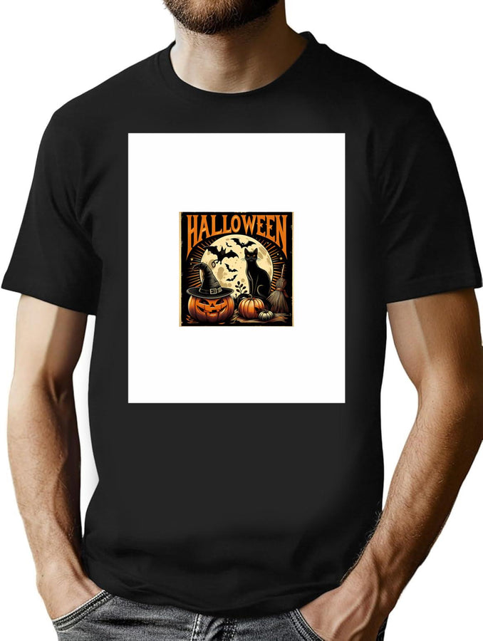 533 Vintage Halloween Festival T-Shirt for Men & Women, T-Shirts Graphic Tee - Black