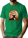 537 Vintage Halloween Pin-Up Witch - Vintage Glam Halloween Jam T-Shirt for Men & Women, T-Shirts Graphic Tee - Green