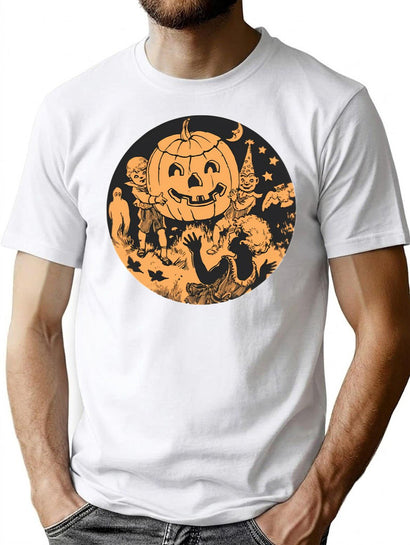 54 Halloween T-Shirt for Men & Women, T-Shirts Graphic Tee - Black
